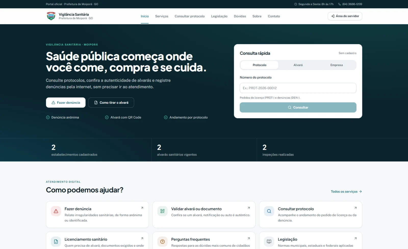 Portal oficial — Portal do cidadão
